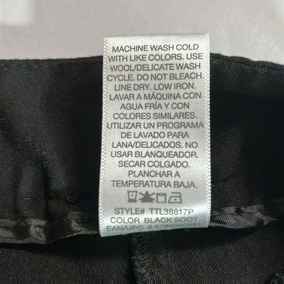 Time and Tru black dress pants size 6 petite - Picture 8 of 12
